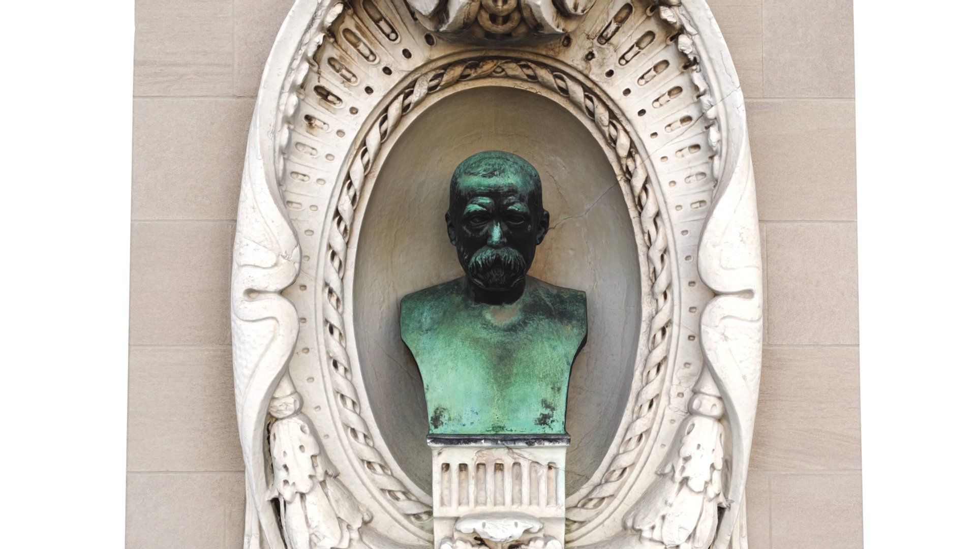 William T. Walters bust