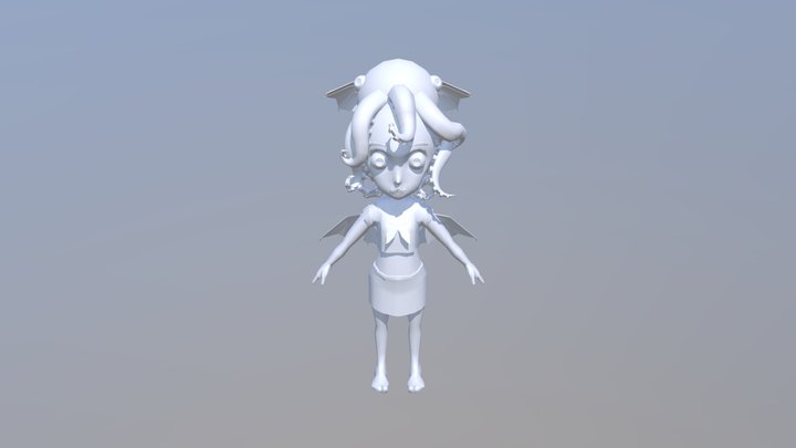 C-Chan 3D Character Model Low Poly 3D Model