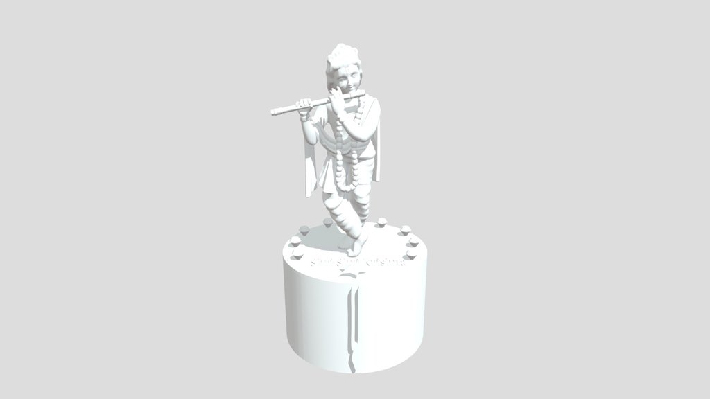 Krishna 3D model 3D print