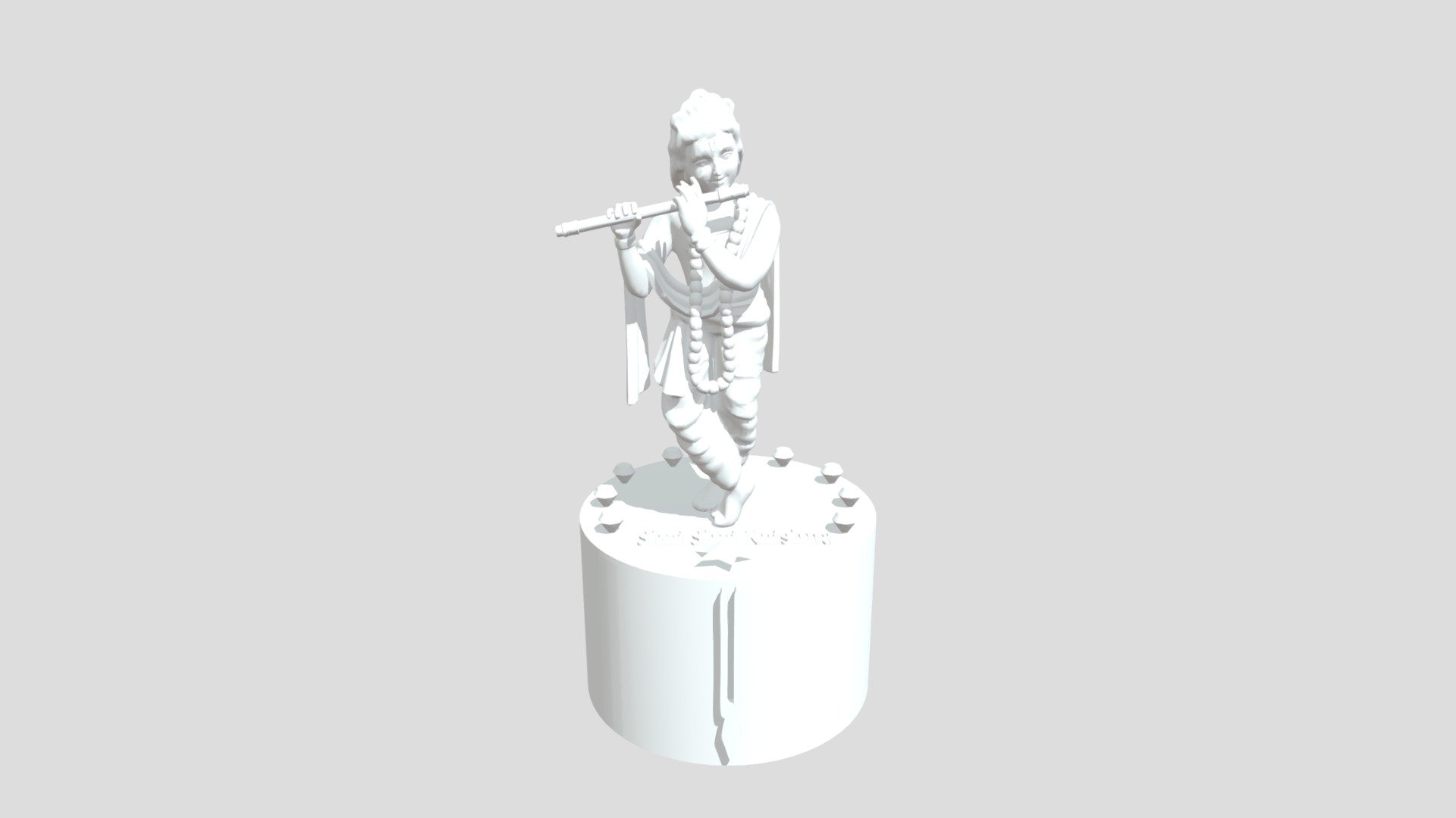 Krishna 3D model 3D print