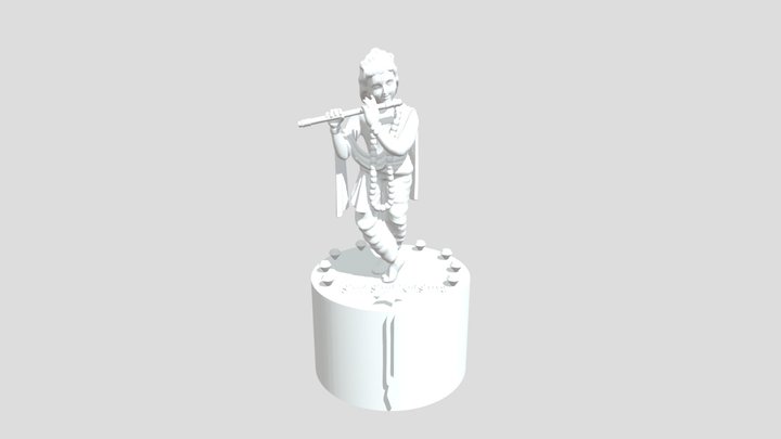 Krishna 3D model 3D print 3D Model