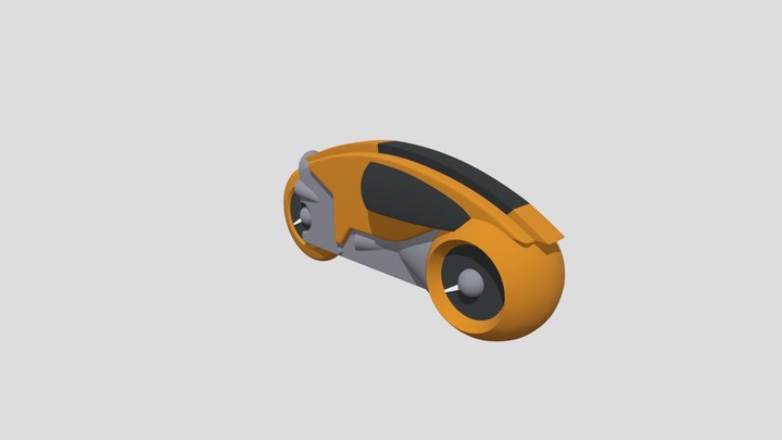 Light Cycle - Tron (1982) 3D Model