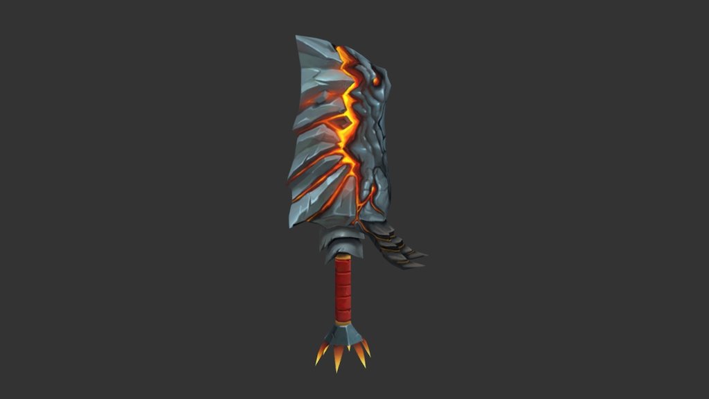 Deathwing's Sword - 3D model by matkolbeckart [54ff520] - Sketchfab