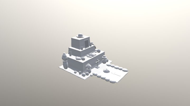 Altar Muertos 3D Model