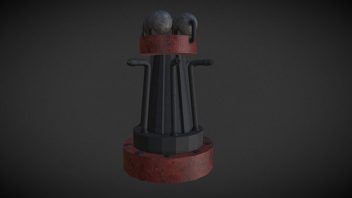Flame tower Red Alert 1 3D Model