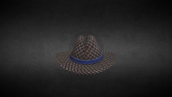 Brown Hat (AI) 3D Model