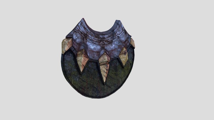 Escudo Dentado 3D Model