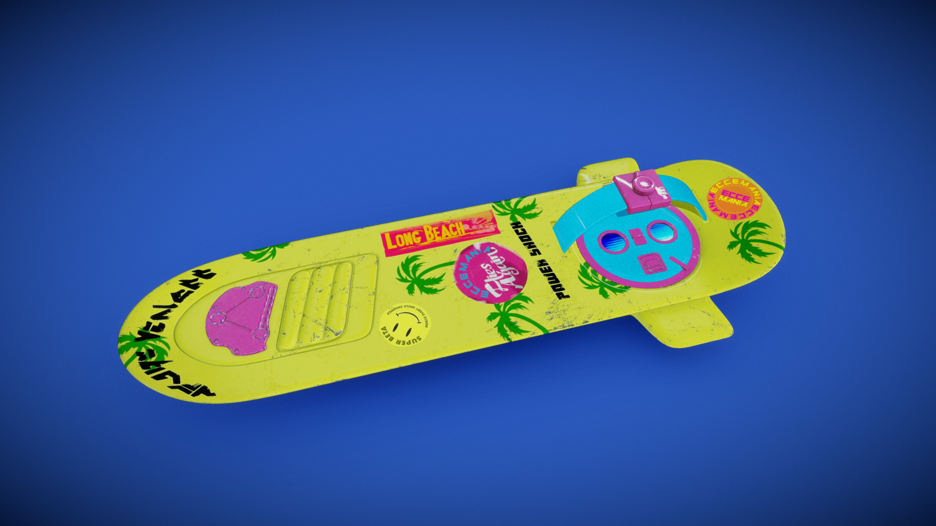 3D model Hoverboard FX Power Shock 2 - This is a 3D model of the Hoverboard FX Power Shock 2. The 3D model is about calendar.
