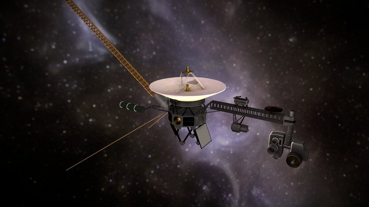 Voyager I & II – NASA Interstellar Mission 3D Model