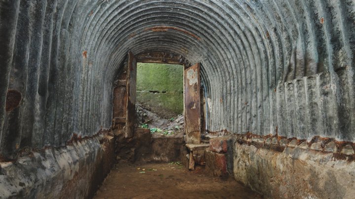 WW2 Air Raid Shelter, Wilmot Fortress, Liverpool 3D Model