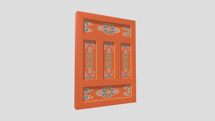 Mongolian Gate 3D Model