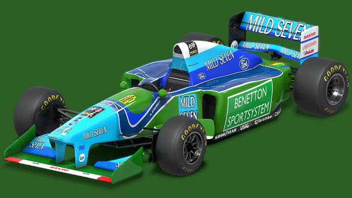 1994 Benetton B194 – Modello 3D gratuito STL