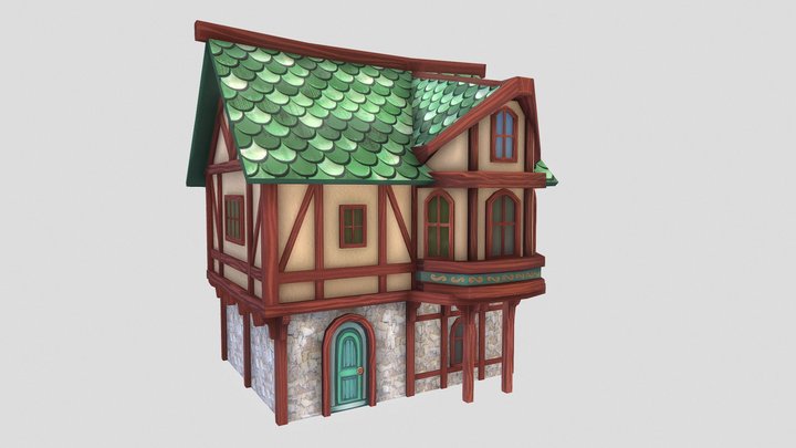 民房1 3D Model