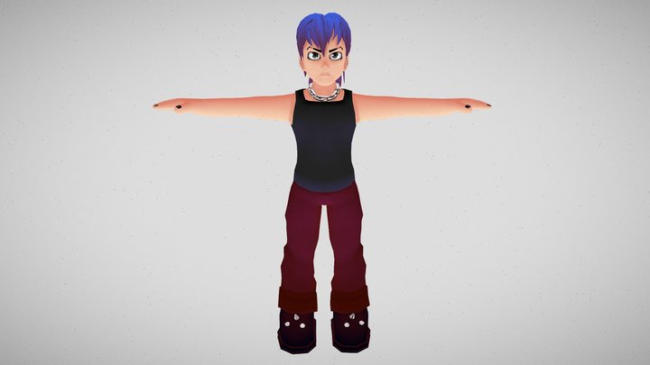 Hank - Cartoonish Male Character 3D Model