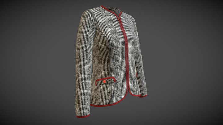 Women's suit: jacket (Design patent RU107804)