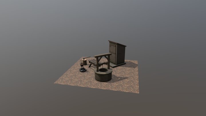 Forest loner props 3D Model