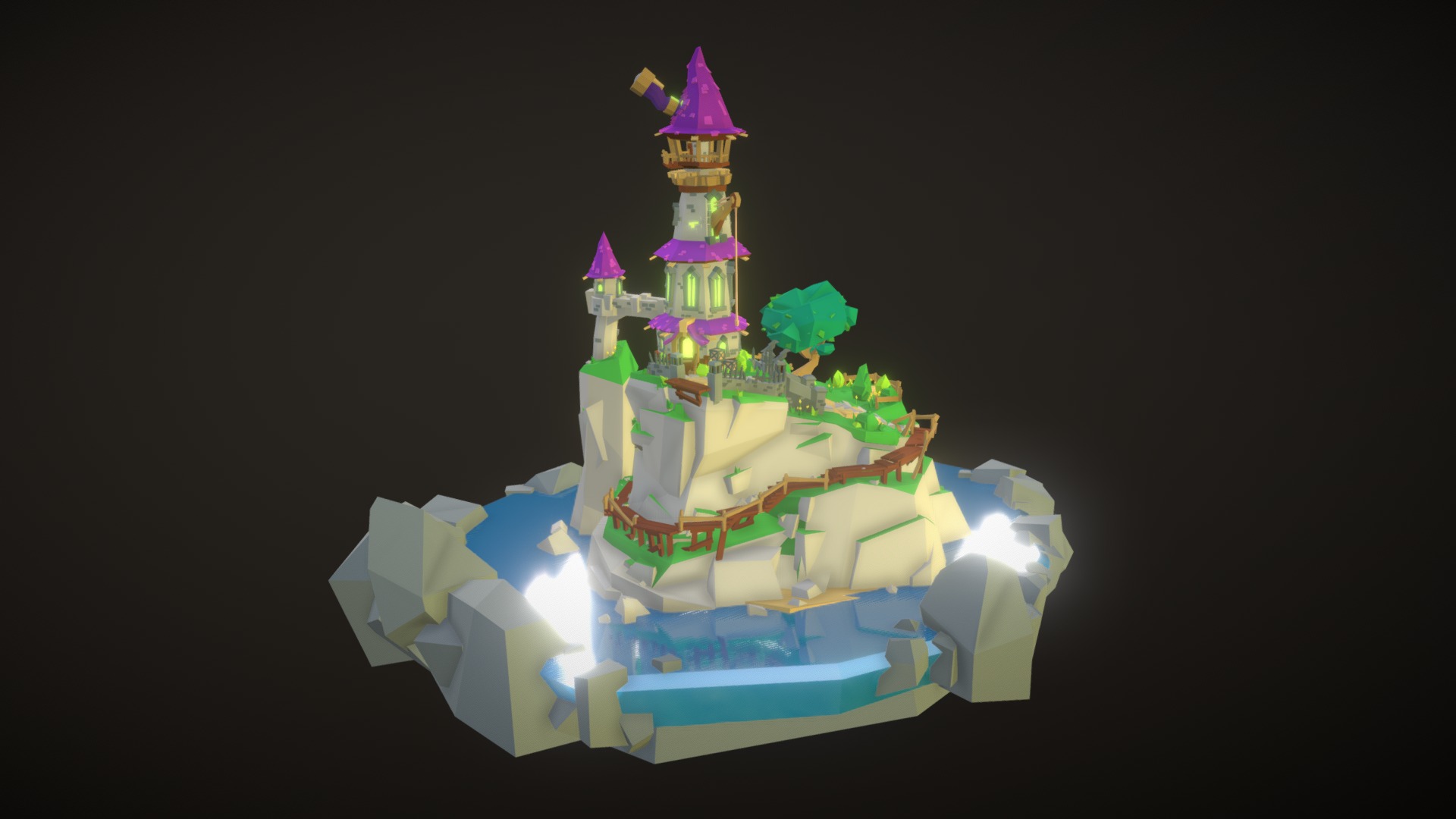 Wizards Tower Download Free 3d Model By Nick Slough Beholderdesign [5507823] Sketchfab