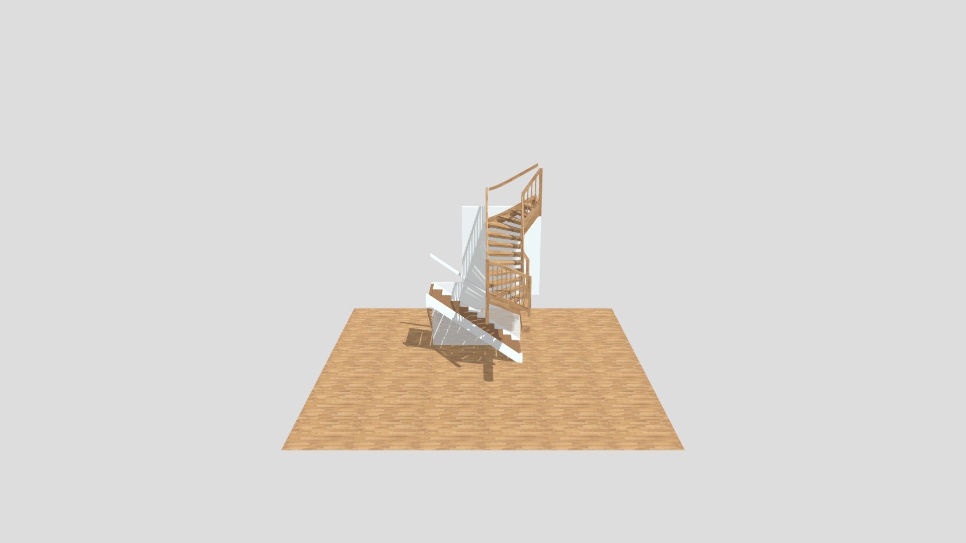 251227 åpen trapp modell Gry - 3D model by Tydal Trappefabrikk AS ...
