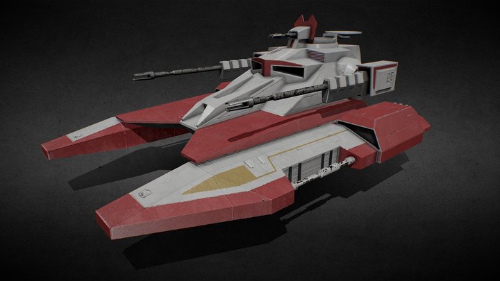 TX-130 Saber-class Fighter Tank Clone Wars – Free 3D Model STL