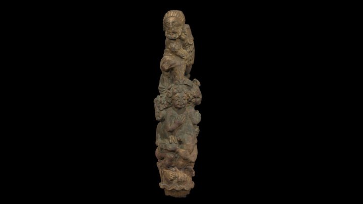 A Roman key handle from Leicester 3D Model