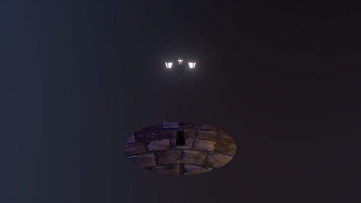 Victorian Lamp 3D Model