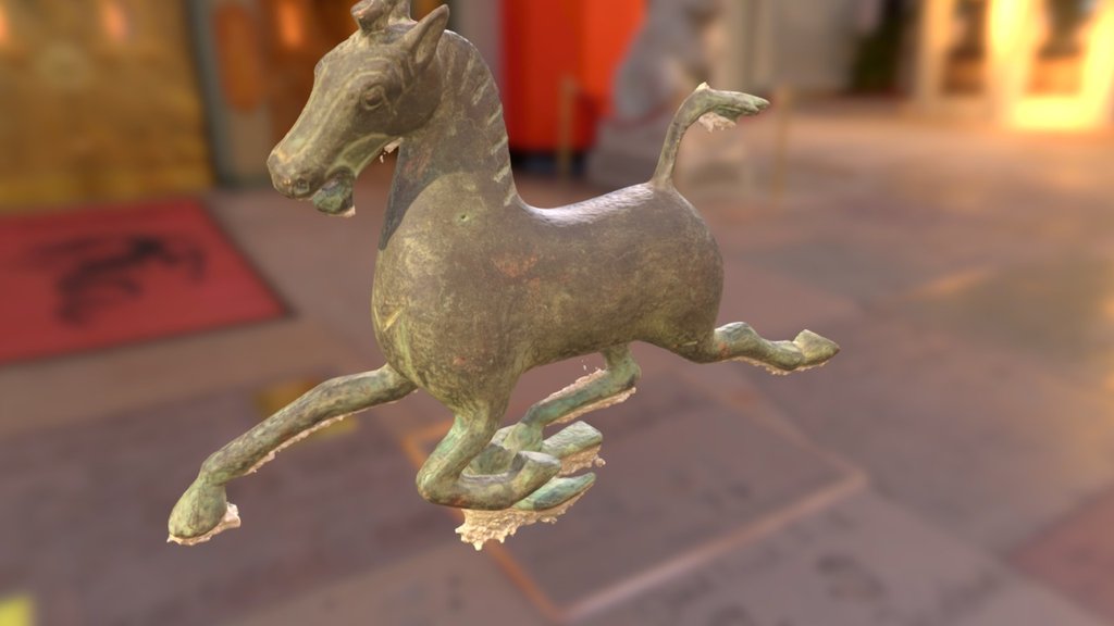 Horse textured