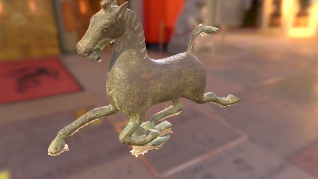 Horse textured 3D Model