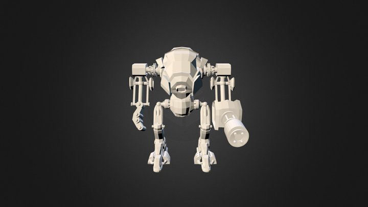 Robot Magang Portofolio 3D Model