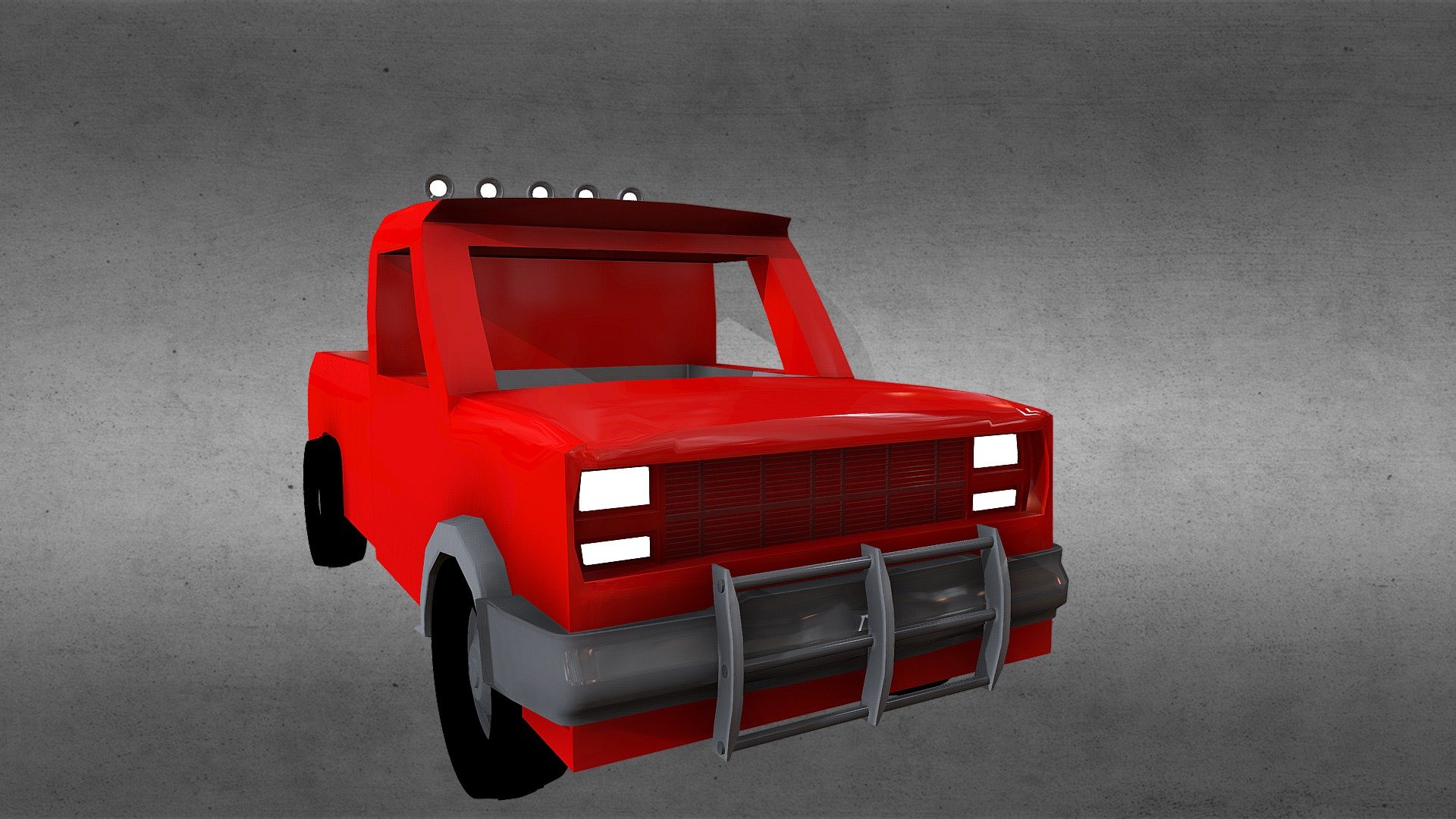 Chevrolet Silverado 1986 L-Poly [Unturned Style]