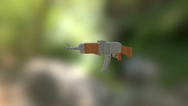 АК-47 3D Model
