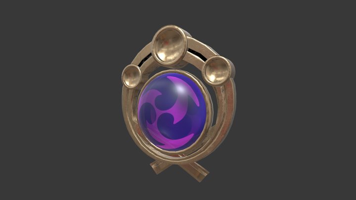 Electro Inazuma Vision 3D Model