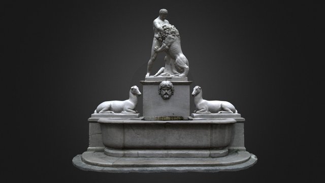 Fontana dell' Ercole_Sessa Aurunca 3D Model