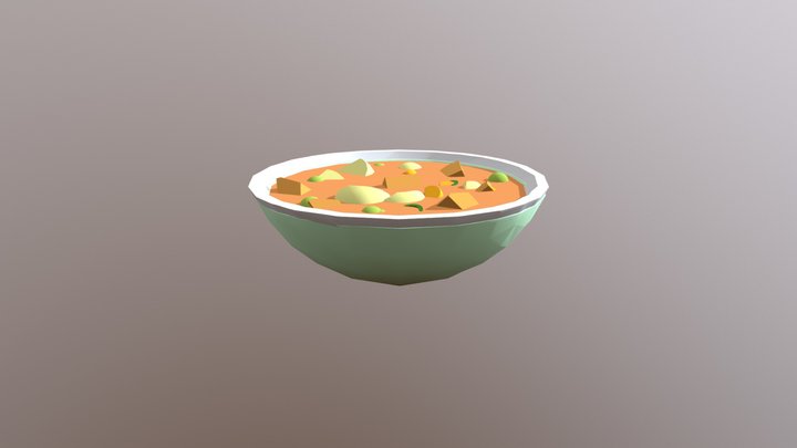 Vegetable Soup 3D Model