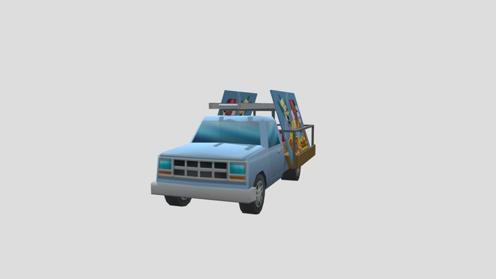 The Simpsons Hit And Run Glass Truck
