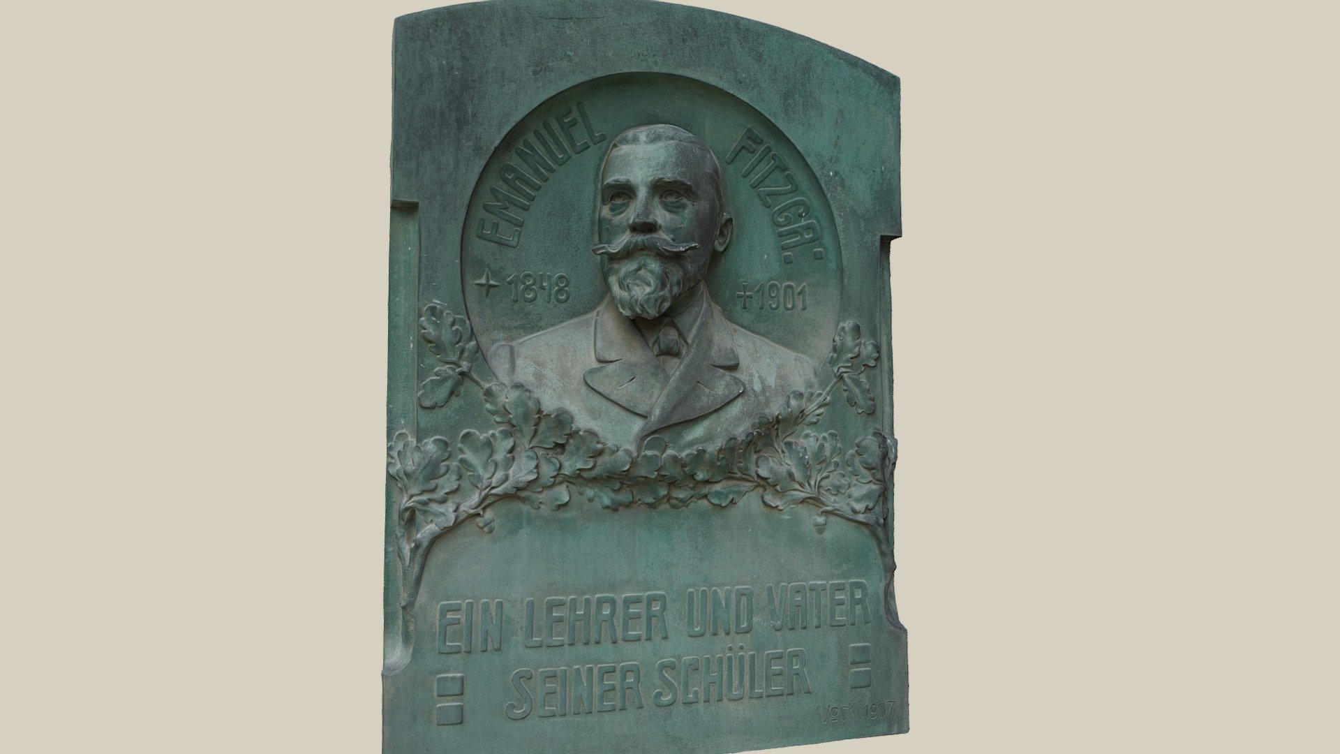 Emanuel Fitzga — Sketchfab embed 3D viewer