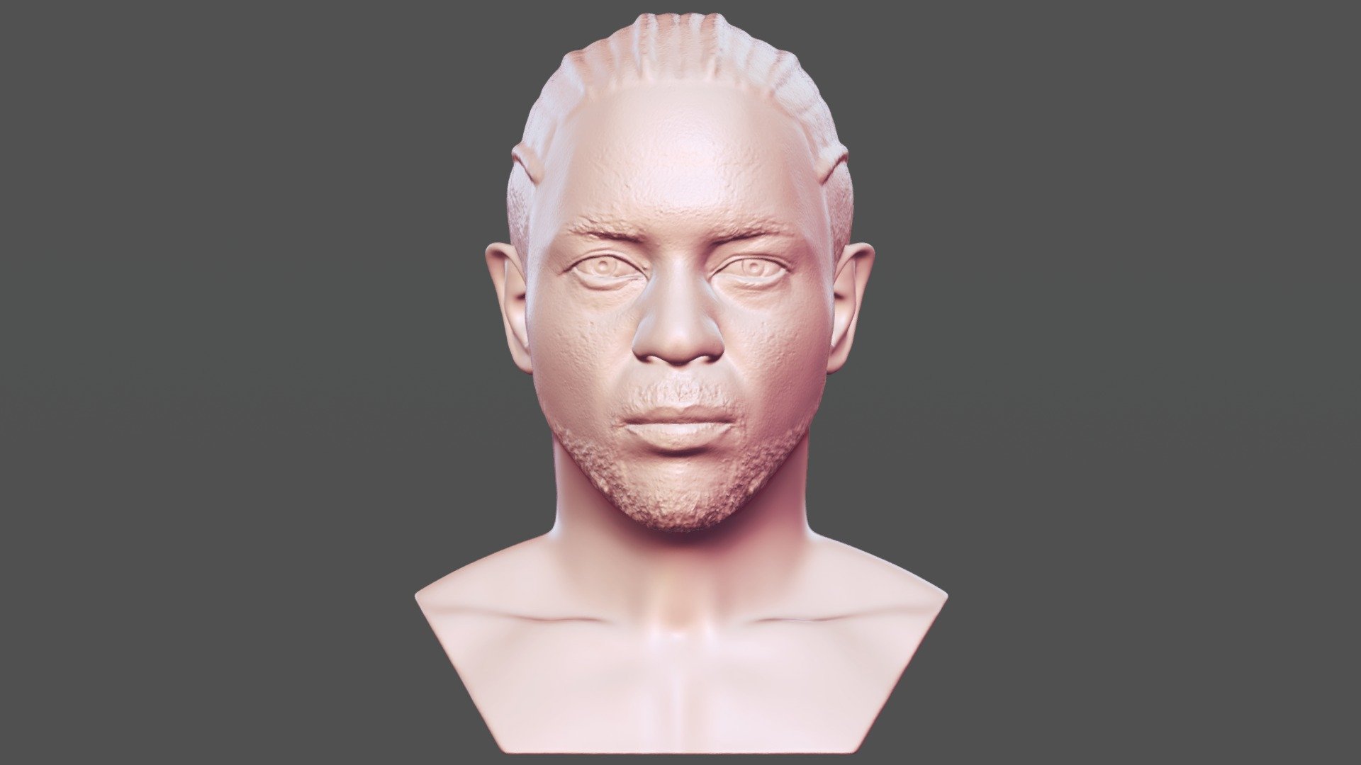 Kendrick Lamar bust for 3D printing