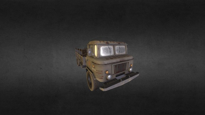 Gaz Truck 3D Model
