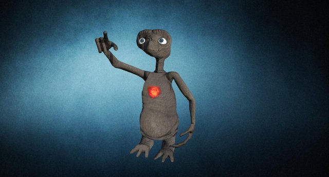 E.T. the extra-terrestrial 3D Model