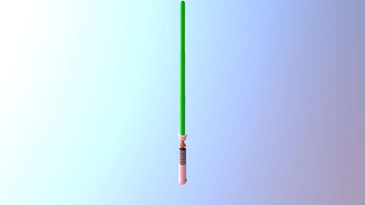 Lightsaber Full 3D Model
