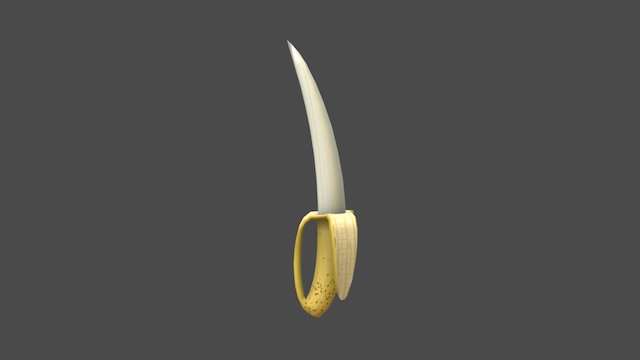 Banana Sword 3D Model
