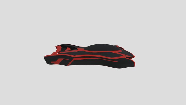 Futuristic Car 3D Model