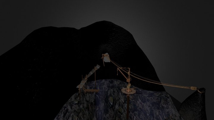 Shark Cove Pirate Hide Out 3D Model