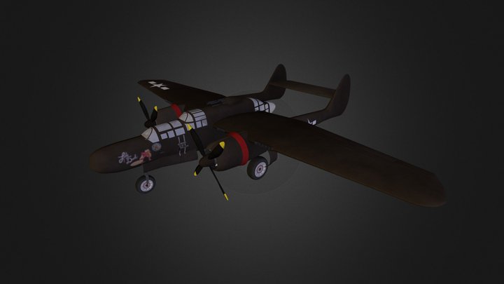 Northrop P-61 "Black Widow" – Modello 3D gratuito STL
