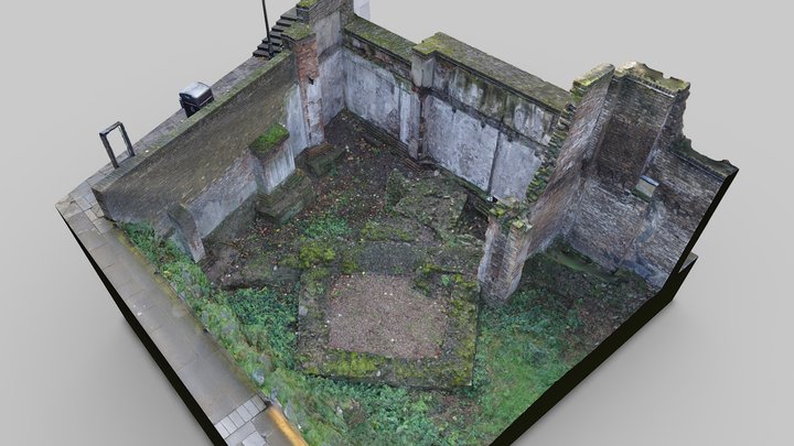 London Roman Wall Corner Tower – Modelo 3D gratuito STL
