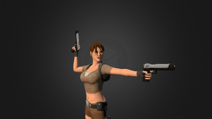 Lara Croft 3D Model