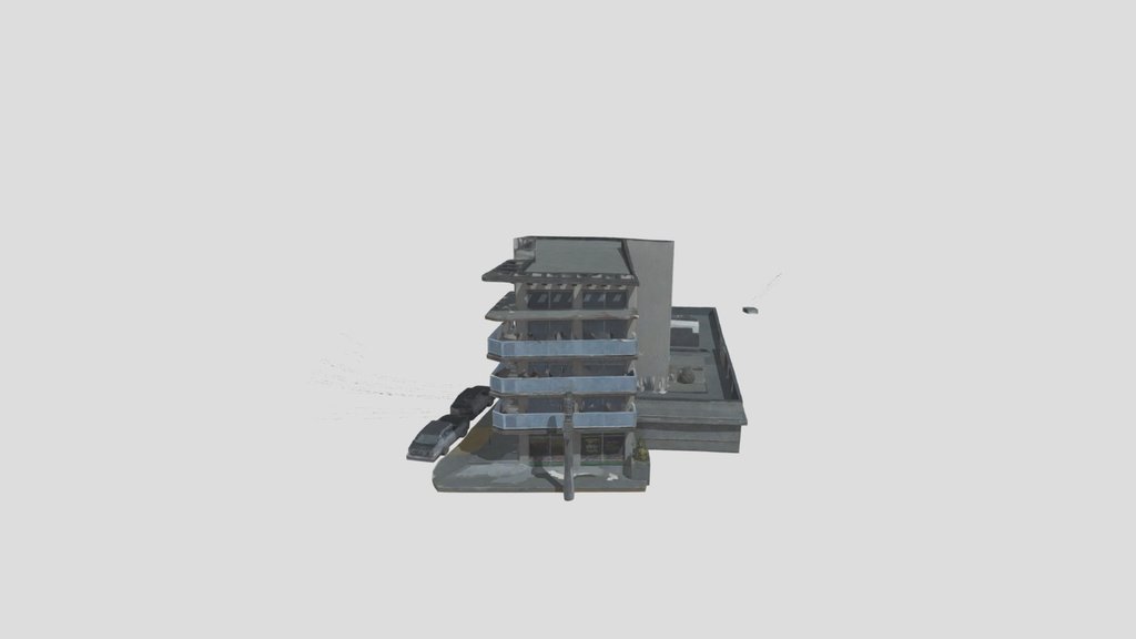 Apartment Building - Corner View