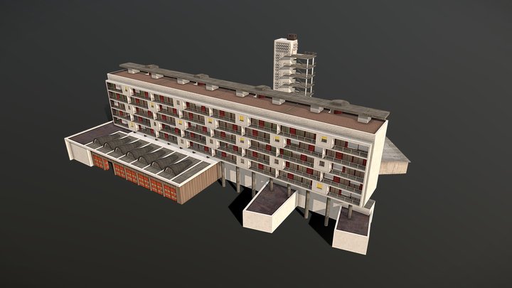 Caserne de la Benauge - Bordeaux 3D Model