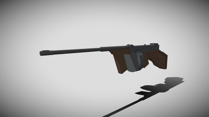 Tommy-gun 3D Model