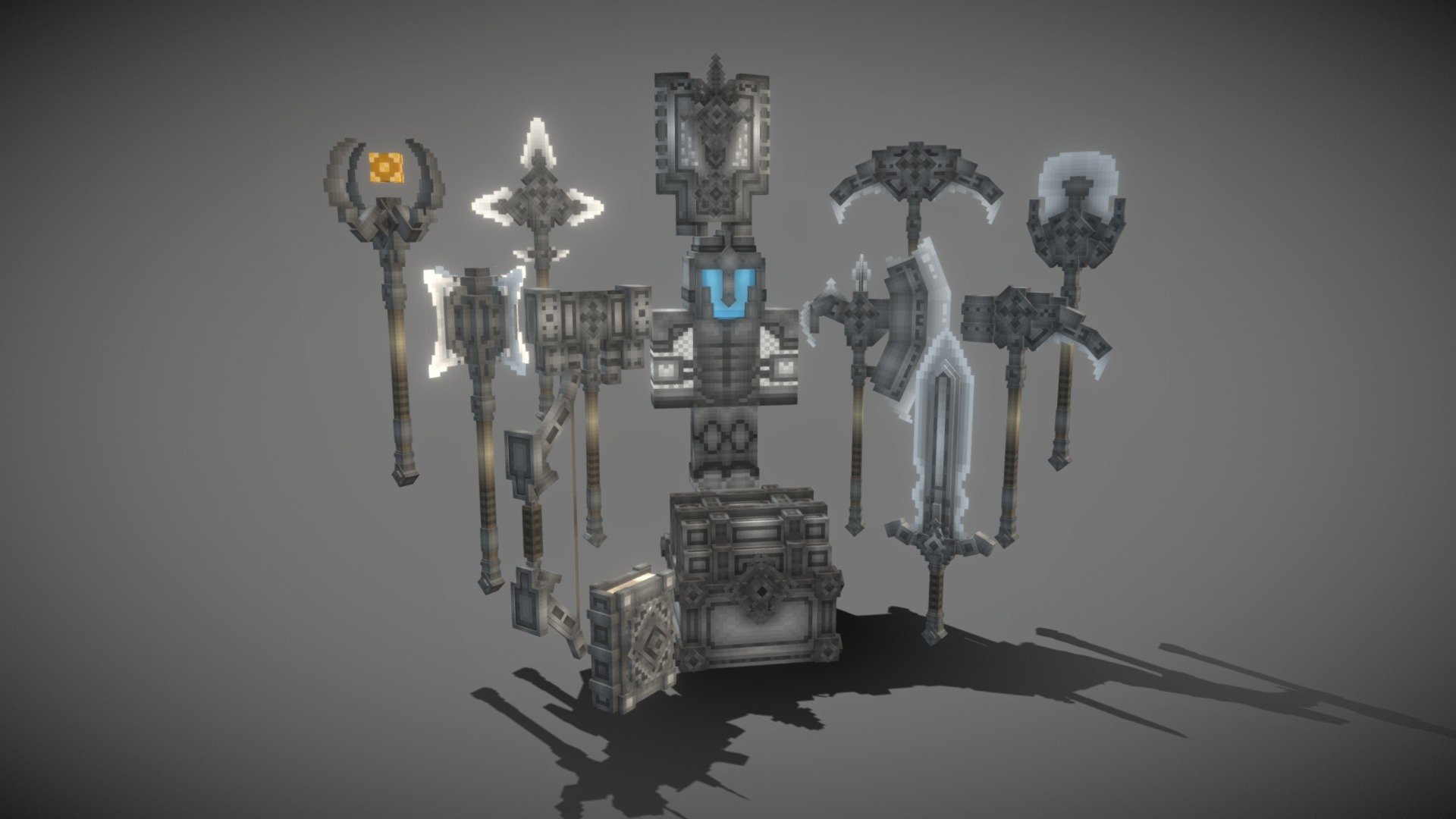 Knight - 3D model by Mr.Cat (@MoneYPE) [5519746] - Sketchfab