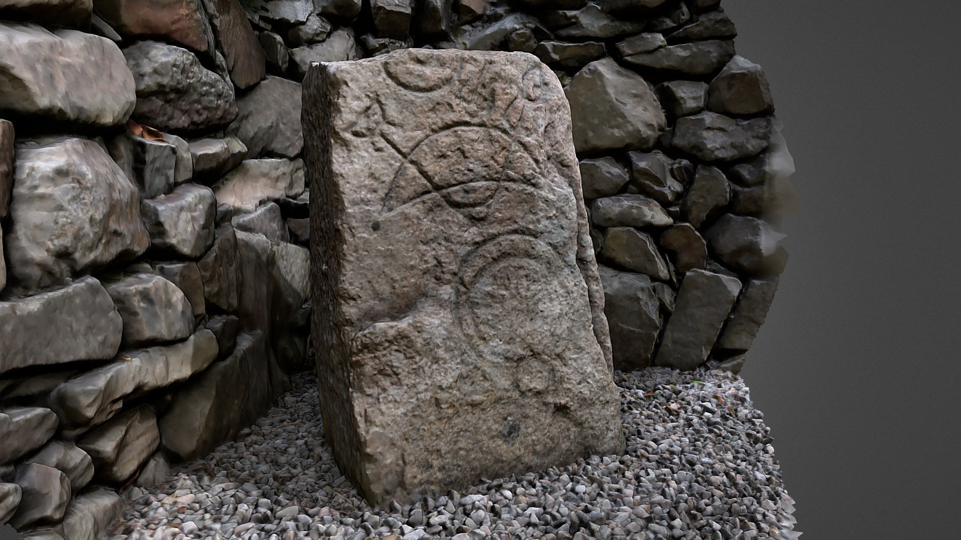 Rhynie 6 Pictish Symbol Stone